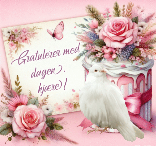 Gratulerer med dagen til min elskede jente